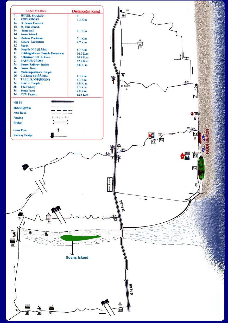 this is the map showing the route to cycle.